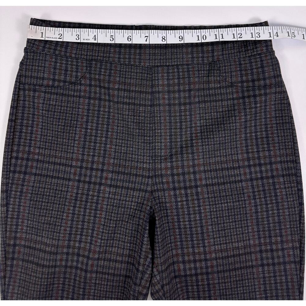 Sanctuary x Anthropologie Plaid Leggings Small Gray Stretch Pants Size Small - Picture 9 of 9